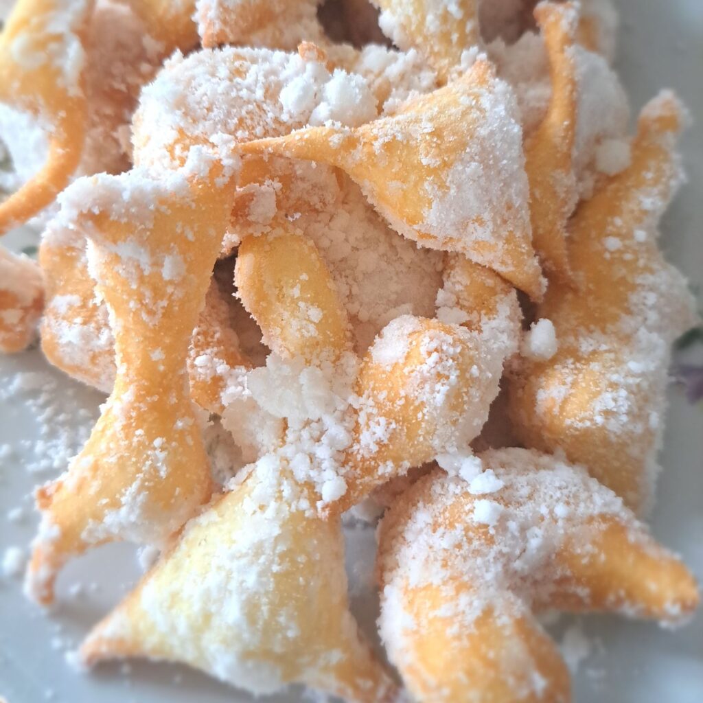 Fried dough scraps from the Vanilla Sugar Donuts recipe, golden, sweet, and irresistible.